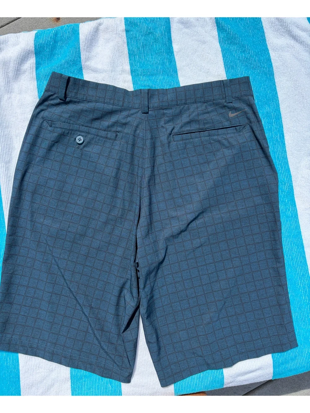 Nike Golf Dri-Fit  Men's Blue Athletic Shorts size 32 Waist Like New - Picture 2 of 5